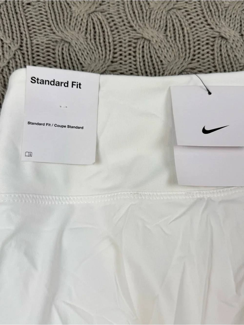 Nike White Pleated Golf/Tennis Skort with Black Swoosh XS - Picture 11 of 13